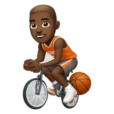 black man riding a squirrel he has brown eyes and is wearing basketball shorts  sticker