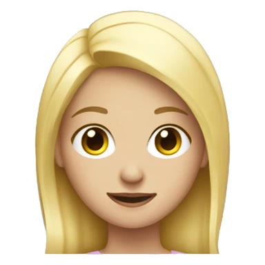 Blonde girl with laptop sticker