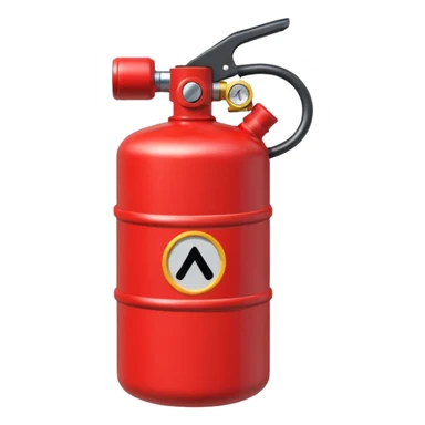 red gas canister sticker