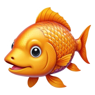 poisson avec tête de chien sticker