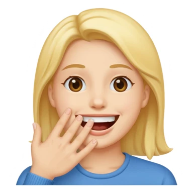 🫱🏼🫲🏼 cover 😁's mouth sticker