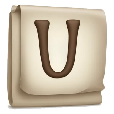 the letter V sticker