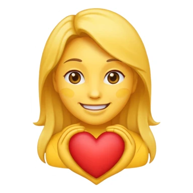 mom emoji, with heart sticker
