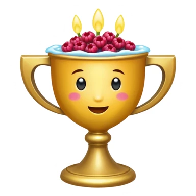 berry chalice overflowing with light nectar sticker