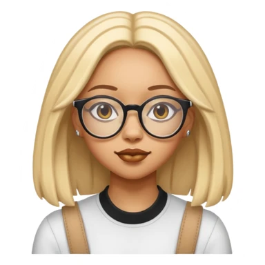 doja cat wear glasses sticker