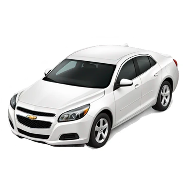 white chevy malibu  sticker