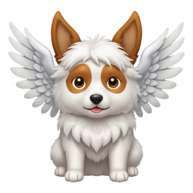 Perro con alas sticker