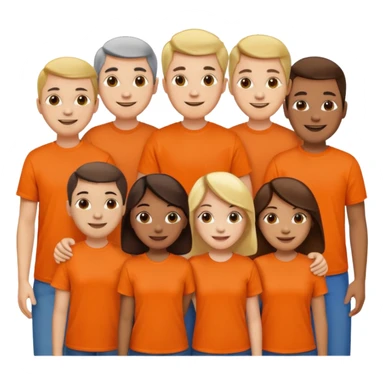 charity festival night with orange tshirt sticker