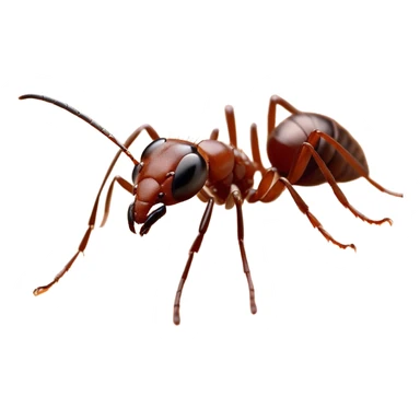 Beautiful and Majestic Ant Portrait Emoji, Head and body rendered in serene repose with a gentle, content smile, showcasing a finely detailed, compact form with eyes softly closed in tranquil slumber, Simplified yet exquisitely endearing features, highly detailed, glowing with a soft, drowsy natural light, high shine, relaxed and utterly noble, stylized with an air of timeless industrious grace, soft glowing outline, capturing the essence of a majestic ant that embodies the quiet power of nature! sticker