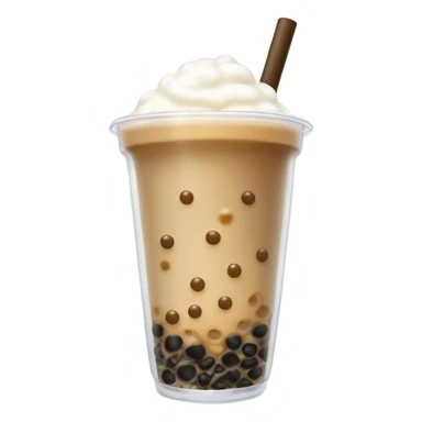 Boba milk tea sticker