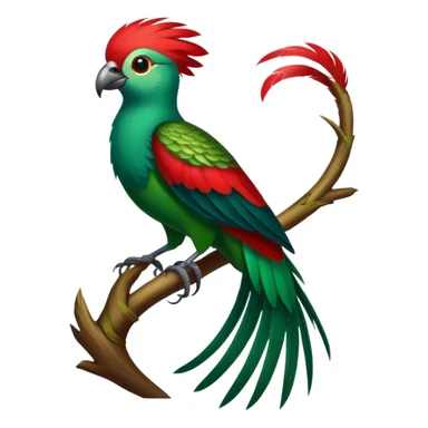 Guatemalan quetzal bird sticker