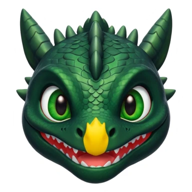 Toothless face from how to train your Dragon sticker
