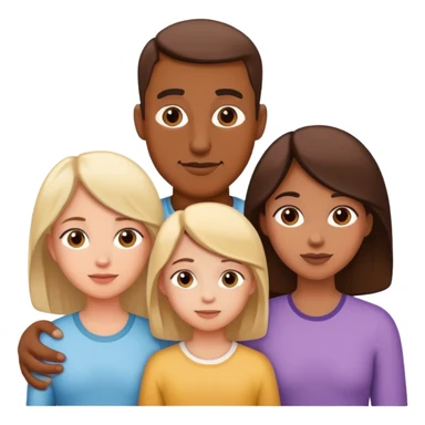 Famille de 5. Maman papa et 2 filles 1 gfarcon sticker