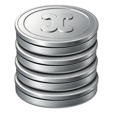 a stack of three coinsa stack of three coins sticker