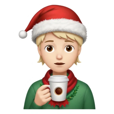 Developer going back to work after christmans holidays sticker