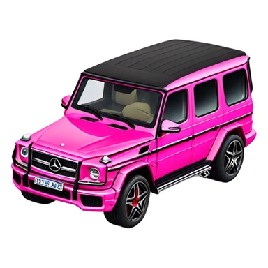 Mercedes-Benz G63 AMG pink sticker