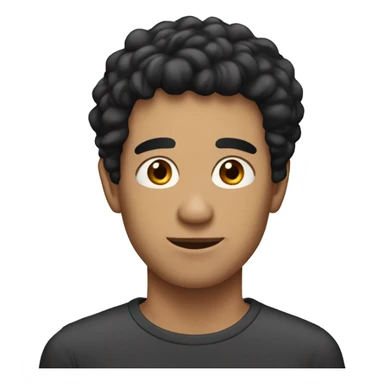 Men with black hair his age between 24-25 has a great look sticker