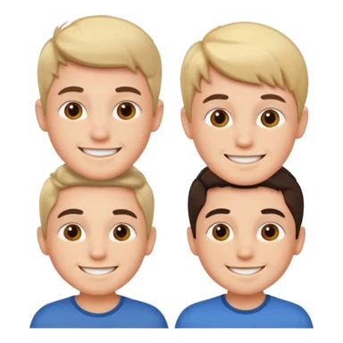 Enfants garçons portrait  sticker