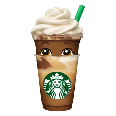 coquette starbucks frappuccino  sticker