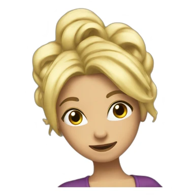 TIKTOKER BLONDE DANCING sticker