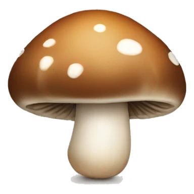 Tiny brown mushrooms  sticker