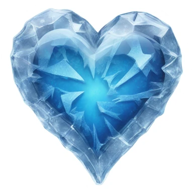 icey frozen heart sticker
