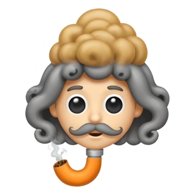 smoke coming out of a blunt sticker