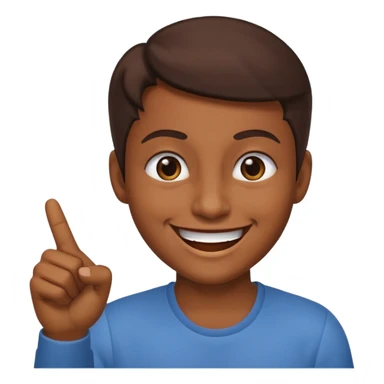 😍 + 😏 + 🫵🏽 combined  sticker