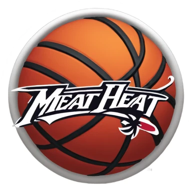 Miami Heat Basketball Logo sticker