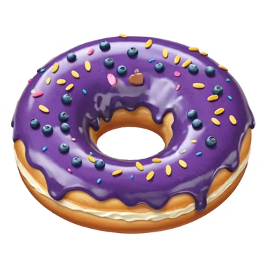 yaban mersini donut sticker
