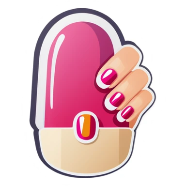 manicure sticker