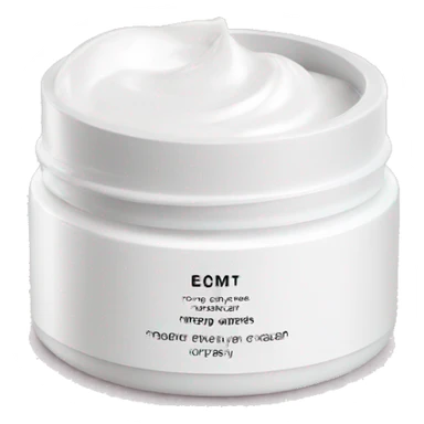 body moisturizer cream pot with label sticker