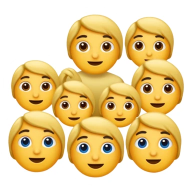 Kalp yapan iki çocuk sticker