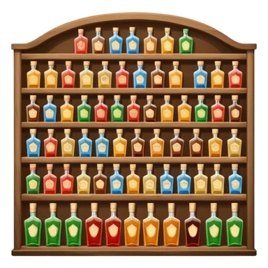 liquor store shelf sticker