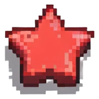 Communist red star symbol sticker