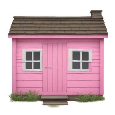 Pink shack sticker