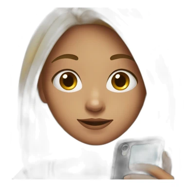 girl with phone take a selfies sticker