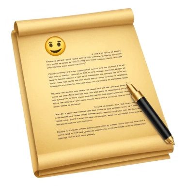 Professional warranty contract golden paper signed sticker