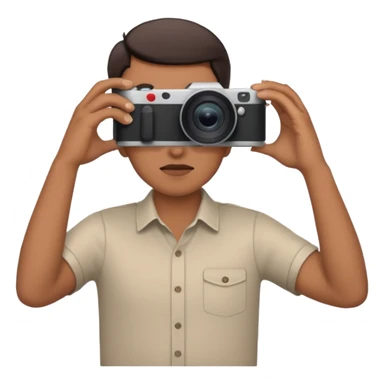 photographer taking a picture facing away from me sticker