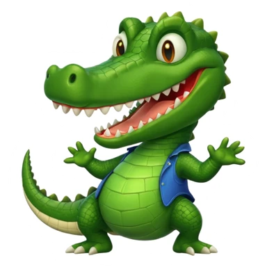 Dancing Gator sticker