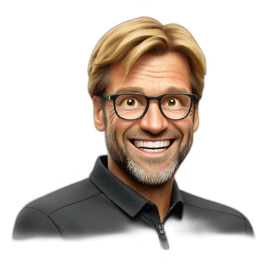 jurgen Klopp angel smile sticker