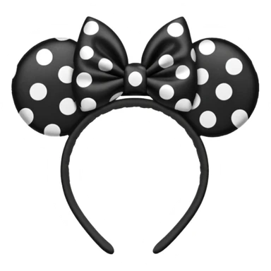 Minnie Mouse ears sticker