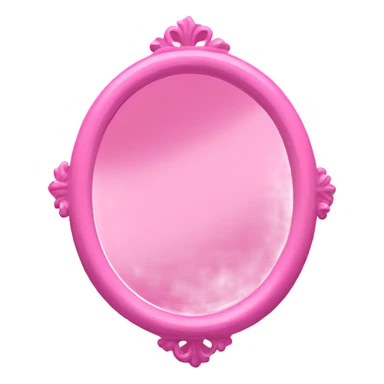 Pink mirror  sticker