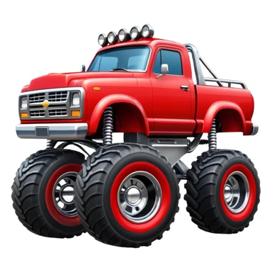 Monster truck sticker
