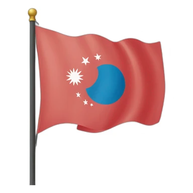 xinjiang flag sticker