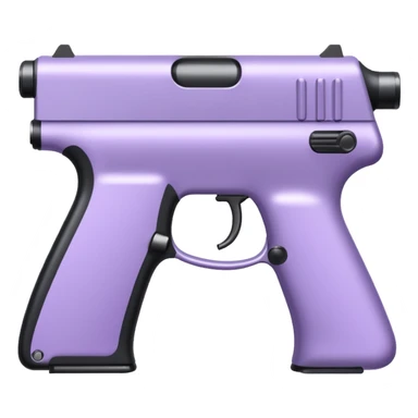 Pale purple gun sticker