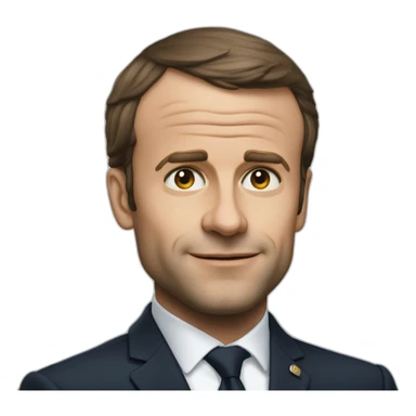 macron qui dit bonne nuit sticker