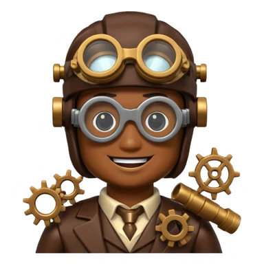 Steampunk Inventor lego sticker