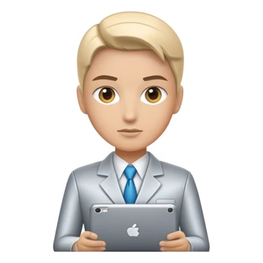 AI agent assisting a case manager sticker