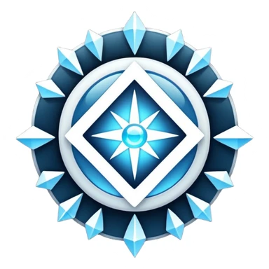 glitter white symbol of health + sticker